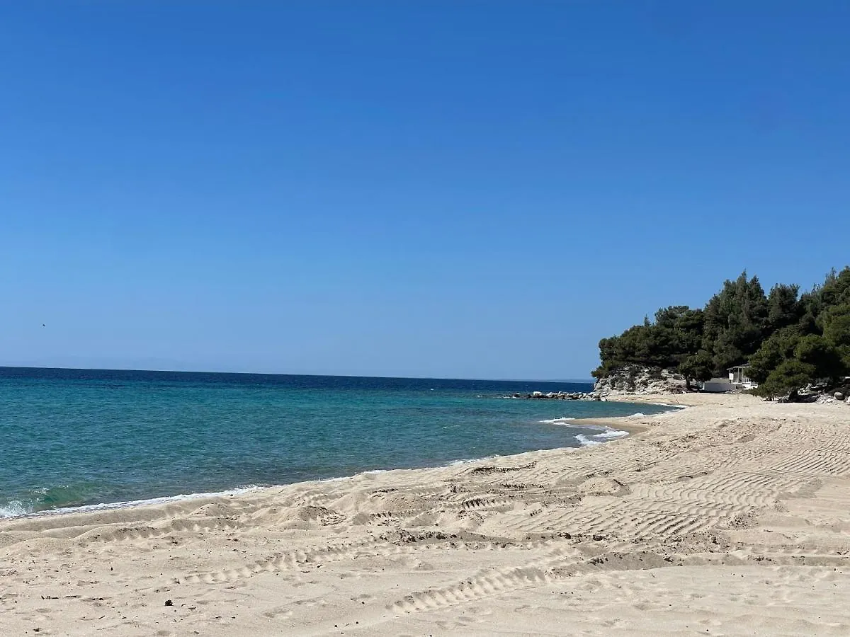 Spacious Maisonette On The Eu Blue Beach Of Kalogria In Sithonia, Greece Semesterbostad Kalogria (Sithonia)