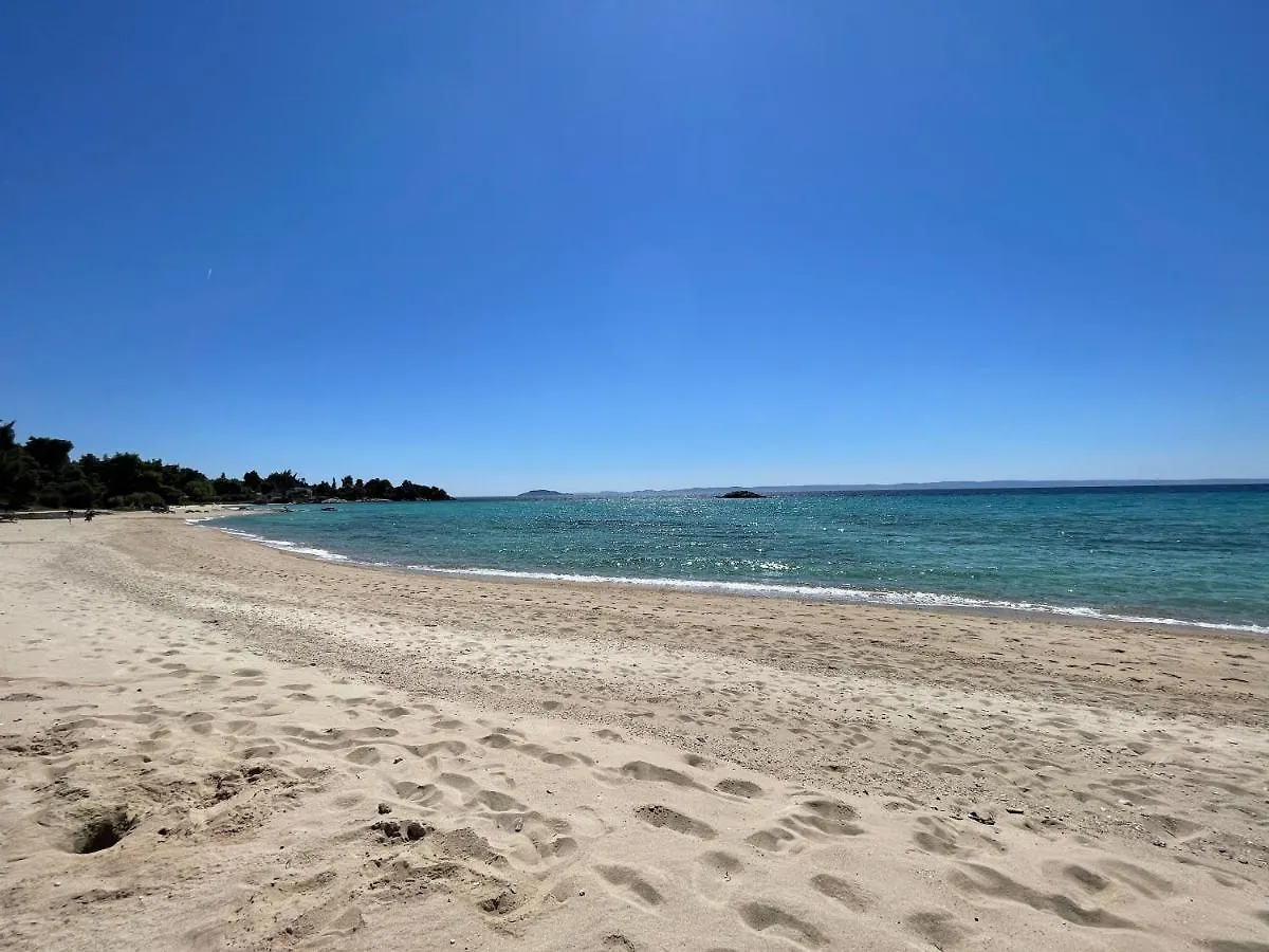 Spacious Maisonette On The Eu Blue Beach Of Kalogria In Sithonia, Greece Grekland